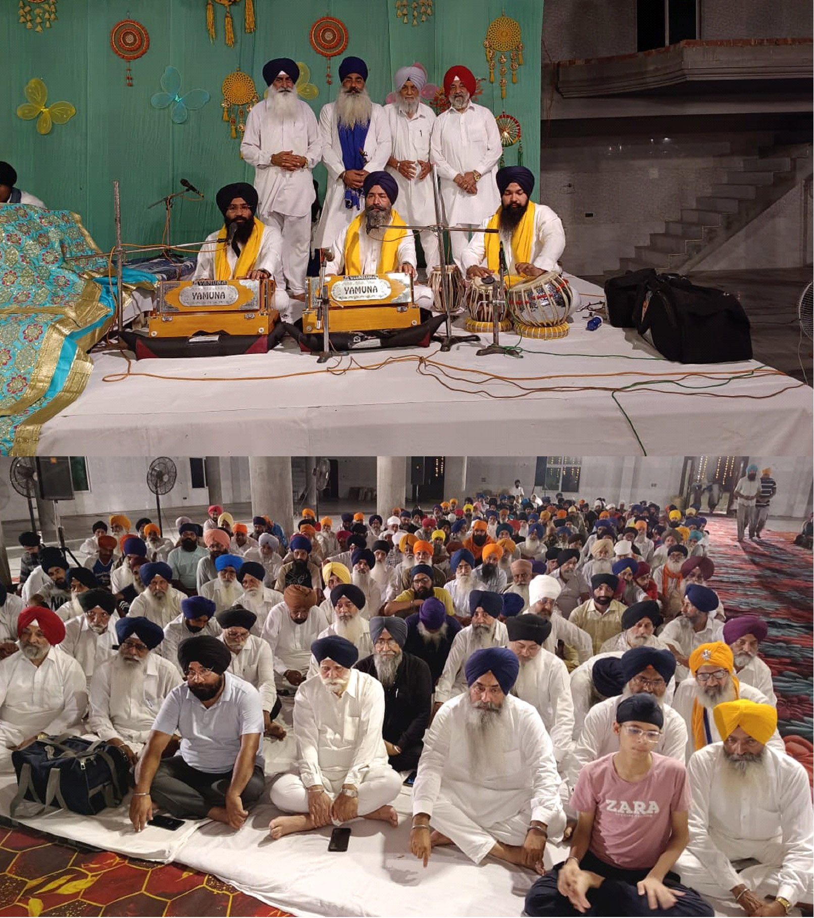 Eighth Gurmat Samagam organized with love and devotion at Dera Kartargarh Mehitpur Uladni.